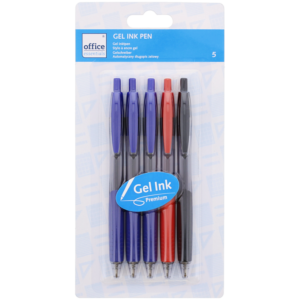 Office Essentials 5-piece ballpoint pen