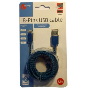 Sologic Cable 8-Pins USB 2,5m