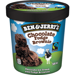 Ben & jerry's chocolate fudge brownie