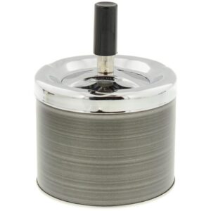 Ashtray with push function