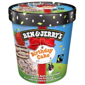 Ben & Jerrys Birthday Cake 500ml