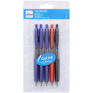 Office Essentials 5-piece ballpoint pen